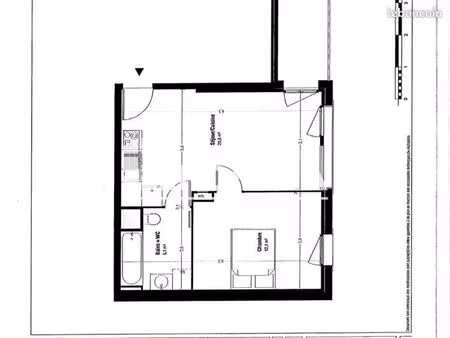 appartement 2 pièces 37 m²
