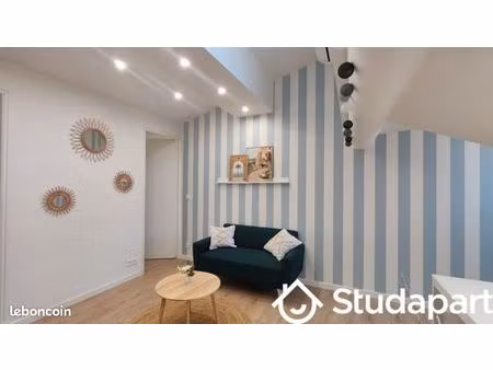 chambre 1 pièce 9 m²