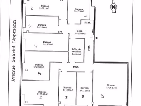 location bureau 25 m² à yutz (57970)