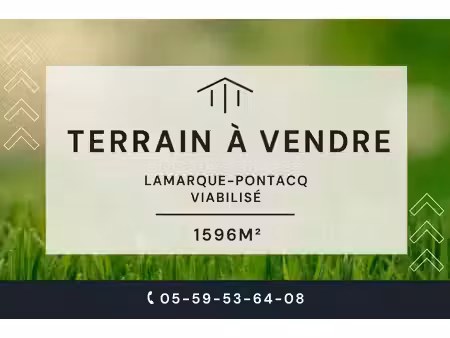terrain de 1596 m2 lot no4