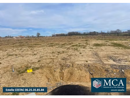 vente terrain 600 m² arancou (64270)