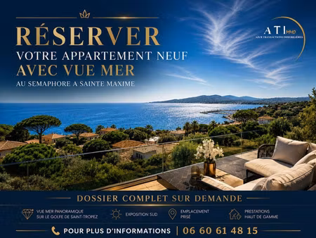 appartement de luxe à vendre à sainte-maxime