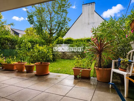 appartement type 3 - surface carrez 72 m² - parking + parking - terrasse - jardin - vannes