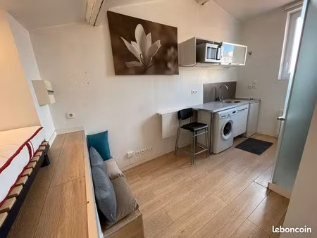 très beau studio meublé 16 m2 standing contemporain lyon 1er - proche x rousse