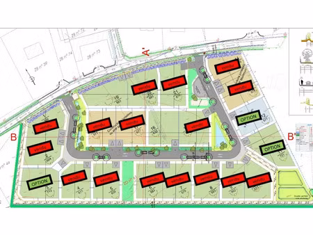 vente terrain 632 m² à vienne-en-bessin (14400)  64 900 €