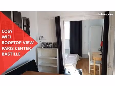 bail mobilité studio bastille dispo juillet aout septembre
