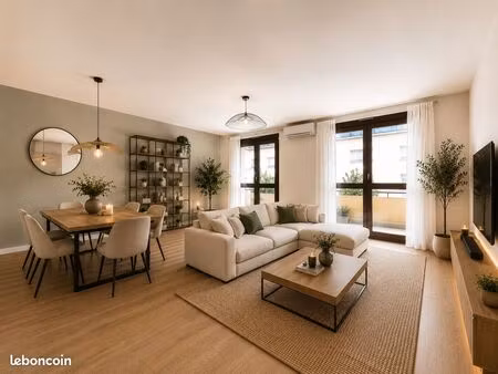 lyon 9ᵉ – quai de saône – t3 avec balcon  vue sur la saône et garage