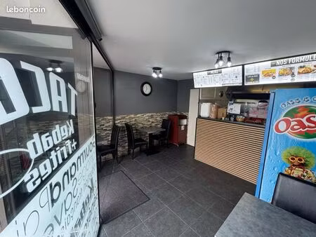 vend fond commerce restauration rapide type kebab