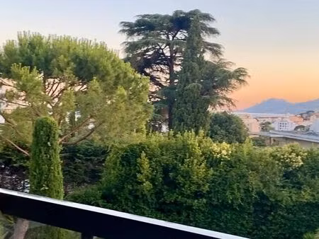 cannes parc montrose – 2p 60 m² – terrasses 30 m² – parking – piscine & tennis