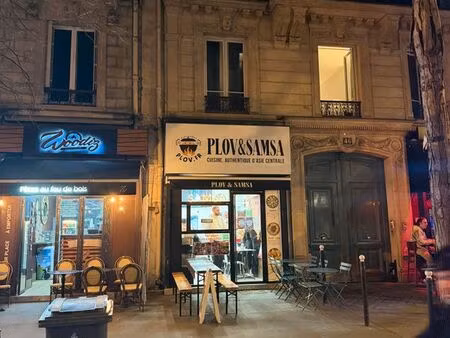 paris 11 – voltaire / oberkampf – restaurant avec extraction et terrasse