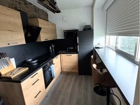 t2 meublé 45 m² lumineux – parking + cave – saint-priest cité berliet