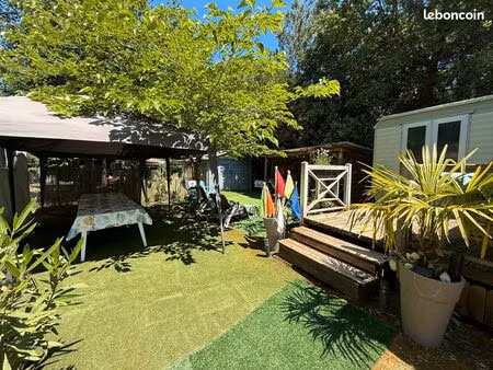 terrain de loisirs 440 m² à oléron – plage à pied – tout équipé et meublé