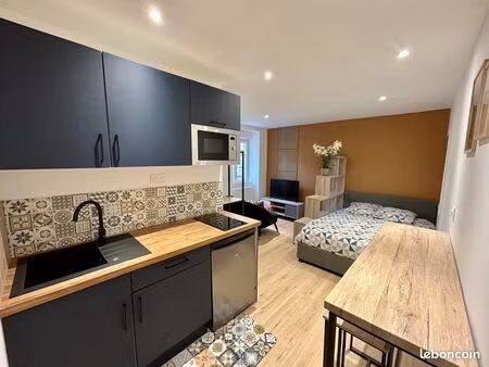 studio meublé avec jardin