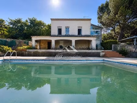 maison 3 chambres - piscine proche alès
