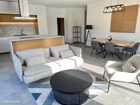 maison neuve meublée 101 m² – 3 chambres – jardin – garage – genas azieu