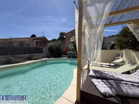 nimes- quartier courbessac maison de plain-pied avec piscine
