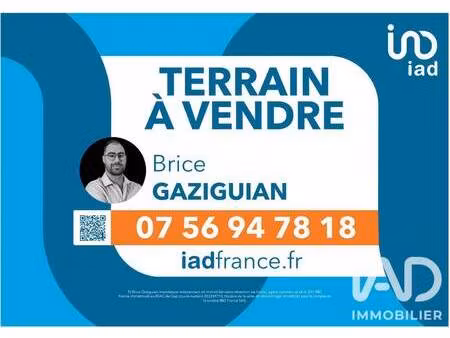 terrain constructible viabilisé à vendre
