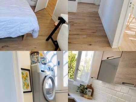 appartement traversant lumineux – 57 m² – 2 chambres – balcon – parking privatif