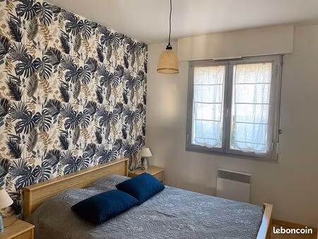 100m plage de caroual maison 3 chambres