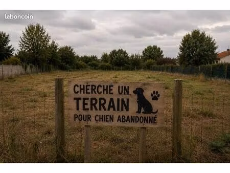 terrain pour refuge animalier