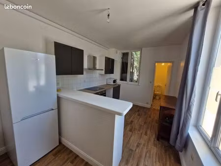 appartement loué et meublé vendu clés en main avec extérieur