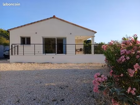 villa de plain pied sur les hauteurs de saint ambroix