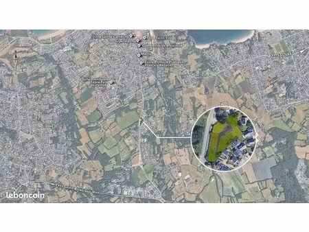 terrain 340 m² saint lunaire