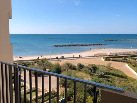 studio cabine 37m2 - première ligne face mer - 3ème étage ascenseur