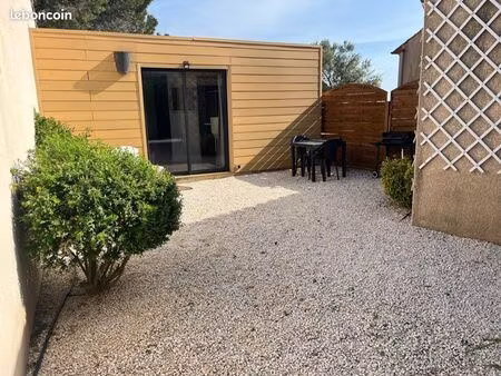 studio avec jardin au calme