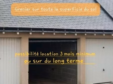 ? box de stockage pour du mobilier avec un grenier très grand volume◊ quartier la bergeonn