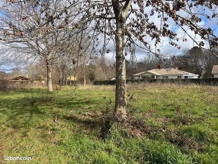 terrain 1 038 m² pontenx les forges