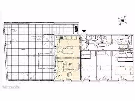 appartement 4 pièces 98 m²
