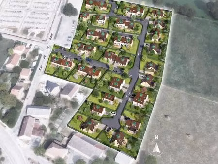 terrain 300 m² chabons