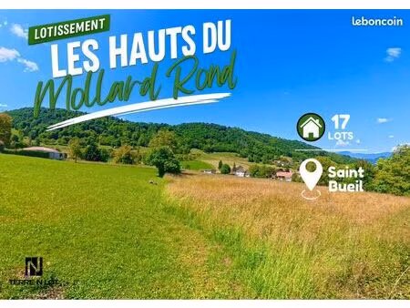 ? saint-bueil – terrains à bâtir viabilisés – libres constructeur
