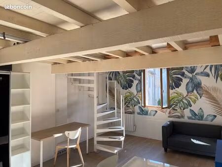 t 1 mezzanine 39 m² meuble proche corum