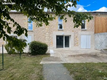 à vendre – haux (près de créon) – appartement t2 et t3 entièrement rénové  moderne et lumi