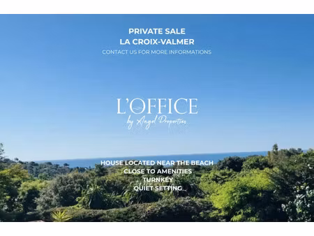 maison de luxe à vendre à la croix-valmer