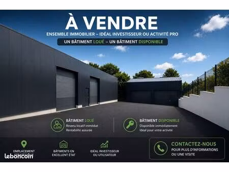 entrepôt 582 m² quimper