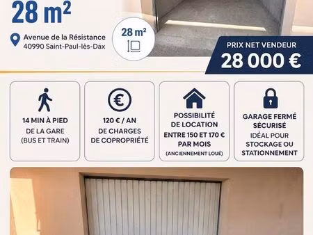 garage fermé