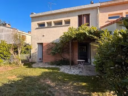 maison mitoyenne t4 avec jardin et garage – purpan