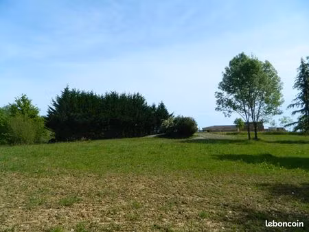 terrain avec permis de construire accordé pour chalet bois