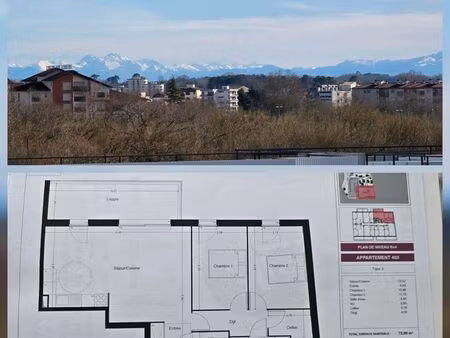 3 pièces 72m² dax