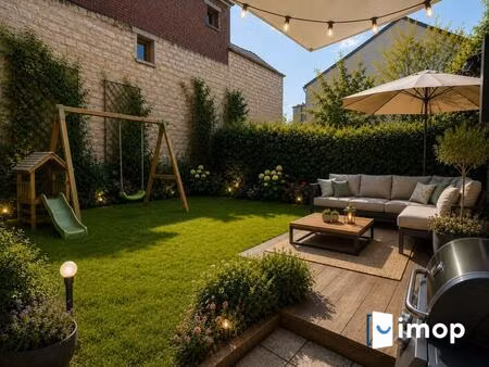 à 8 min du métro : superbe 4 pièces avec jardin de 94m² et parking à vitry-sur-seine
