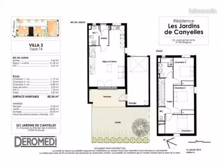 maison 4 pièces 86 m²