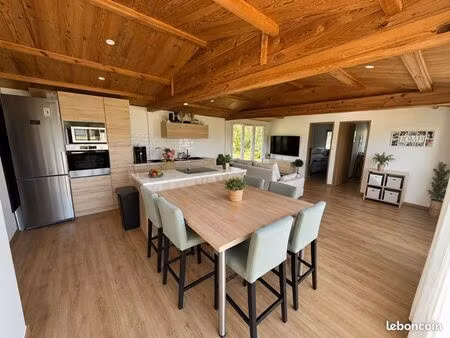 votre maison en bois en une semaine – chalet habitable 72 m² entièrement équipé