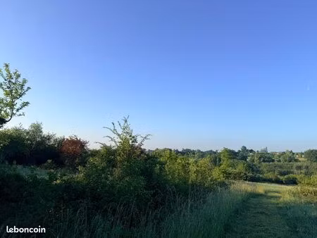 terrain construction libre vue dégagée
