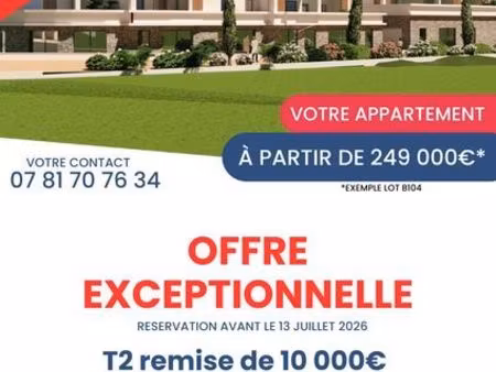 terrain - le pavillon cote bleue