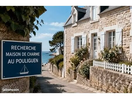 recherche maison de charme le pouliguen centre - projet patrimonial sérieux