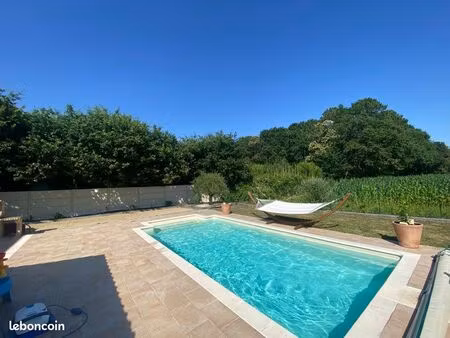 maison 4 chambres + véranda - 136m2 - piscine