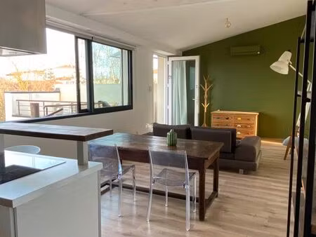 t3 78 m2 dernier etage terrasse et jardin